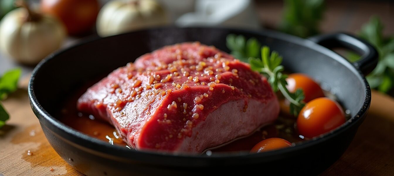 Les secrets pour réussir un rôti de porc fondant et savoureux en cocotte
