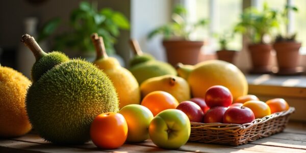 Explorez notre collection gourmande de fruits commençant par la lettre J