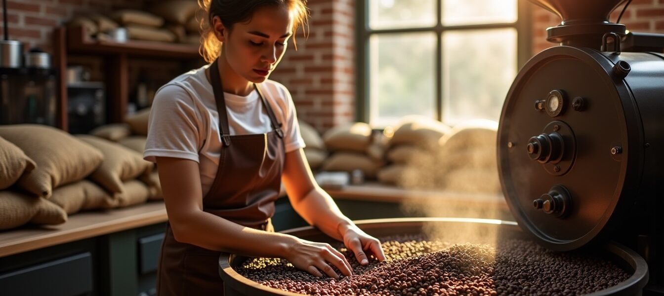 Comment la torréfaction artisanale du café révèle-t-elle une explosion d'arômes ?