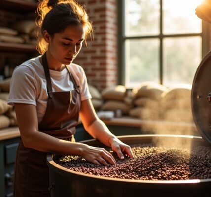 Comment la torréfaction artisanale du café révèle-t-elle une explosion d'arômes ?