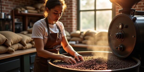 Comment la torréfaction artisanale du café révèle-t-elle une explosion d'arômes ?
