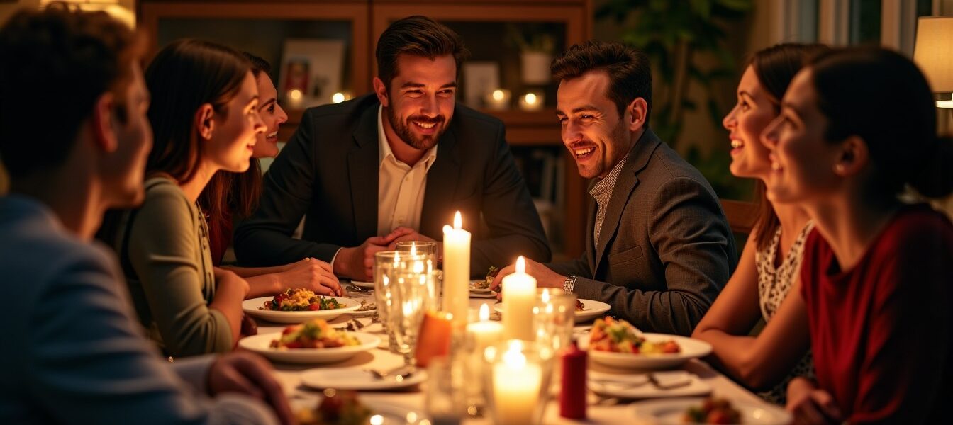 Les clés pour démarrer une conversation captivante à table lors d’un dîner