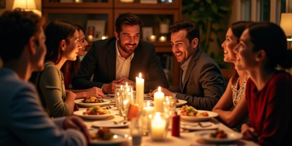 Les clés pour démarrer une conversation captivante à table lors d’un dîner
