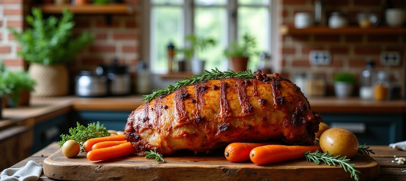 Les secrets pour maîtriser la cuisson parfaite d’un rôti de porc au four