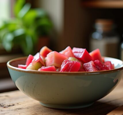 Compote de rhubarbe savoureuse : la recette inratable pour un dessert gourmand