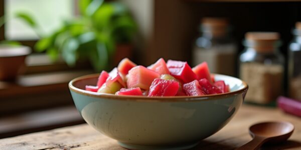 Compote de rhubarbe savoureuse : la recette inratable pour un dessert gourmand