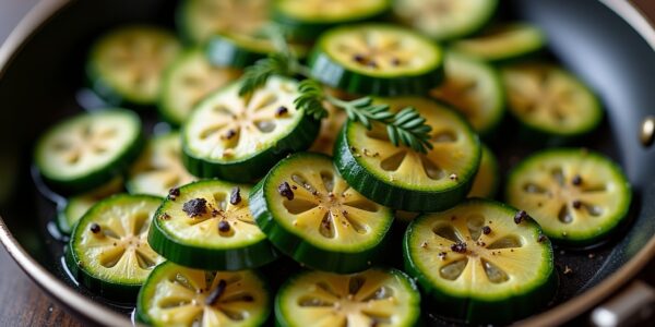 Courgettes sautées à l’ail et au persil : une recette rapide alliant fraîcheur et simplicité