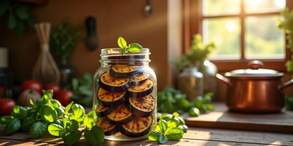 Préparez vos conserves d’aubergines grillées maison : recette authentique et astuces de stérilisation pour une conservation parfaite