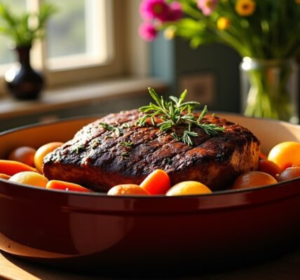 Rôti de bœuf fondant en cocotte : la recette d'un délice mijoté plein de saveurs
