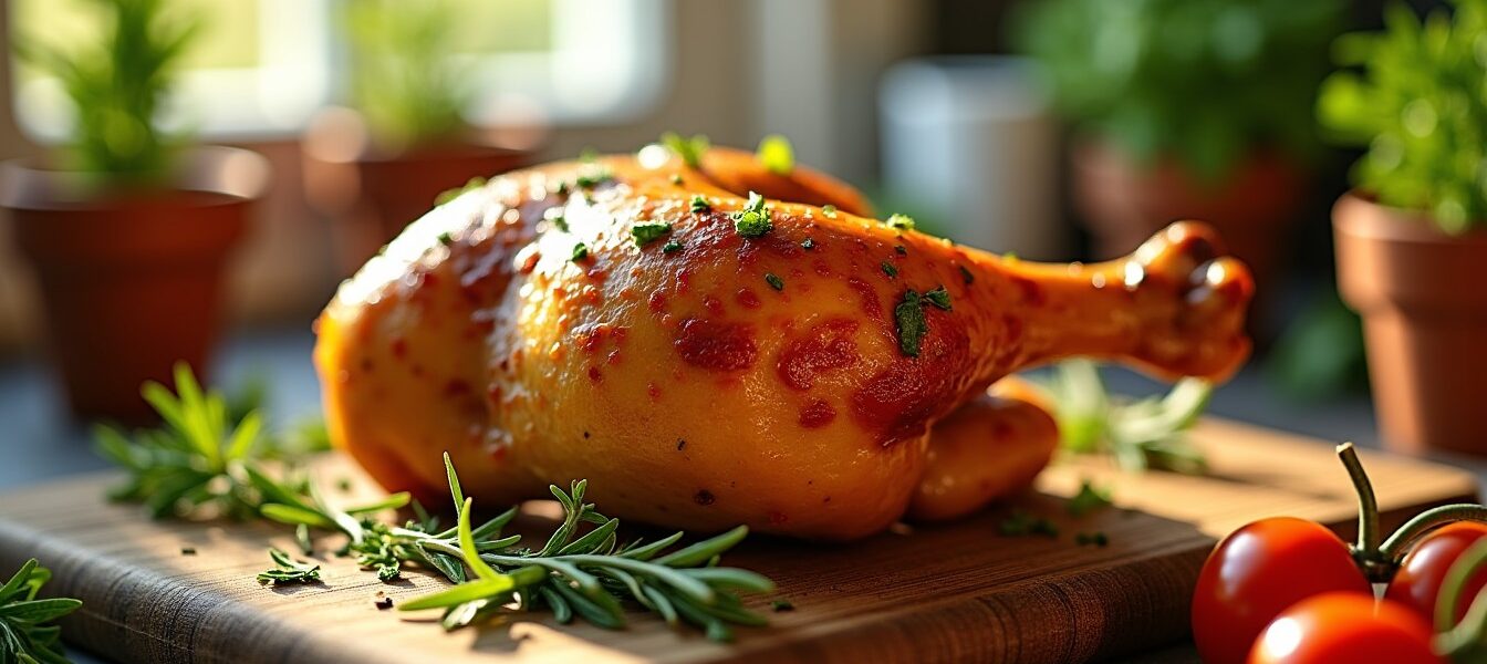 Les astuces incontournables pour un pilon de poulet rôti croustillant et parfumé grâce à la chaleur tournante
