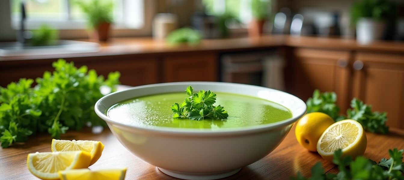 Soupe de printemps à l'oseille : une explosion de fraîcheur acidulée pour vos papilles