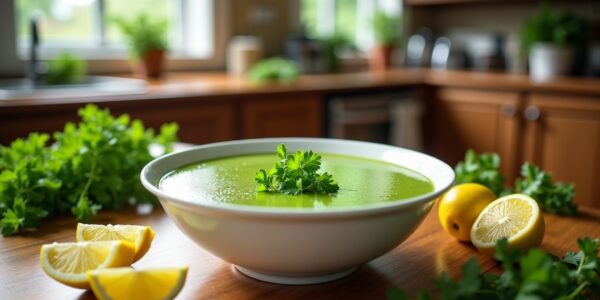 Soupe de printemps à l'oseille : une explosion de fraîcheur acidulée pour vos papilles