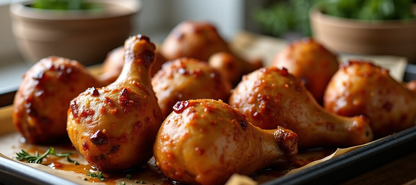 Le secret pour des pilons de poulet au four : croustillants à l'extérieur, juteux à l'intérieur avec le temps de cuisson parfait