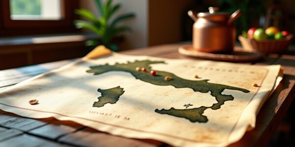 Exploration gourmande des 20 terroirs : La carte des régions italiennes à savourer