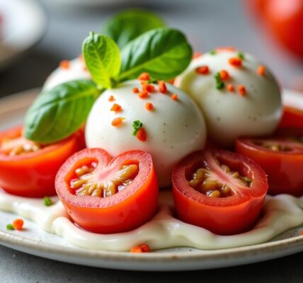 Caprese revisitée en douceur : la célèbre salade italienne se métamorphose en dessert gourmand