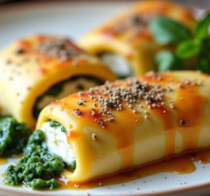 Cannellonis aux épinards et béchamel : une délicieuse alternative sans ricotta