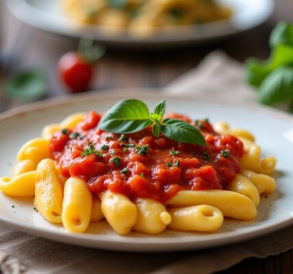 Calamarata : Découvrez les pâtes en forme d'anneaux de calamar et leur sauce italienne incontournable