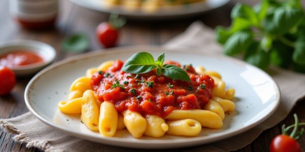 Calamarata : Découvrez les pâtes en forme d'anneaux de calamar et leur sauce italienne incontournable